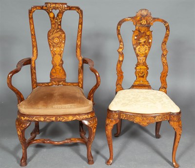 Lot 522 - Assembled Set of Six Dutch Rococo Style Mother-...