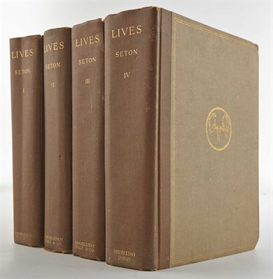 Lot 90 - SETON, ERNEST THOMPSON Lives of Game Animals....