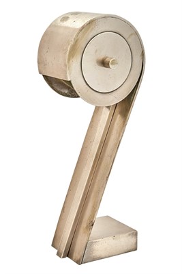 Lot 310 - French Modernist Nickel-Plated Brass Desk Lamp...