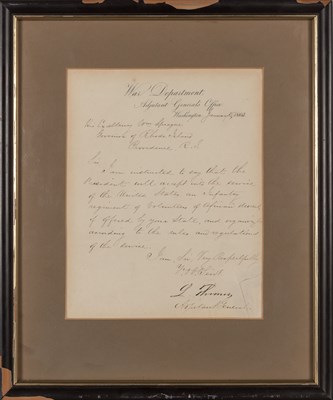 Lot 172 - [CIVIL WAR - AFRICAN AMERICAN REGIMENTS]...