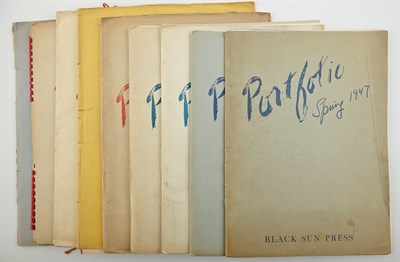 Lot 127 - [BLACK SUN PRESS] Portfolio I-[VI]. An...