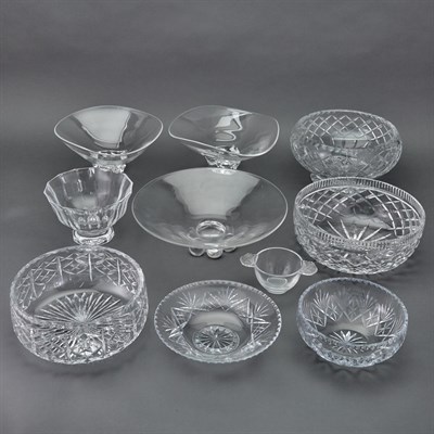 Lot 168 - Group of Glass Table Articles Approximately...