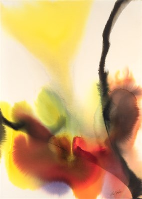 Lot 52 - Paul Jenkins American, 1923-2012 Phenomena Bow...