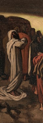 Lot 55 - Elihu Vedder American, 1836-1923 Robed Figure...