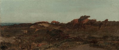 Lot 51 - Elihu Vedder American, 1836-1923 Landscape by...