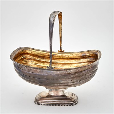 Lot 195 - Russian Silver Cake Basket Petter Nybom, St....