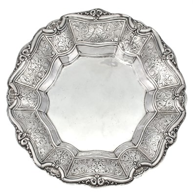Lot 185 - Continental Silver Sideboard Charger Late...
