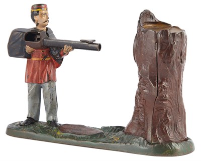 Lot 12 - Creedmoor Cast Iron Mechanical Bank J & E...