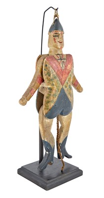 Lot 152 - Carved and Painted Wooden Jumping Jack A...