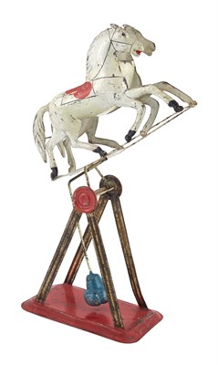 Lot 115 - Open Pair of Horses on Balance Toy Left and...