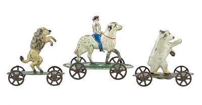 Lot 90 - Group of Three Small Tin Toys Nice lot of...