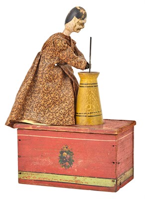 Lot 141 - Ives Butter Churner Mechanical Toy Late 1890's...