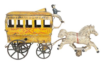 Lot 125 - American Tin Gig Broadway & 5 Avenue Two Horse...
