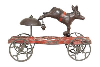 Lot 99 - Kicking Mule Trick-Bell Ringer Cast Iron...