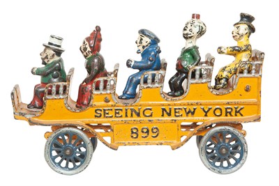 Lot 127 - Kenton Cast Iron Seeing New York 899 Bus...