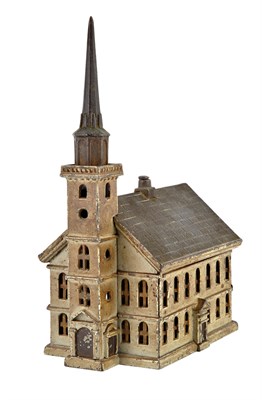 Lot 39 - Old South Church Cast Iron Bank Attractive...