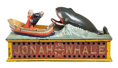 Lot 22 - Jonah and the Whale Cast Iron Mechanical Bank...
