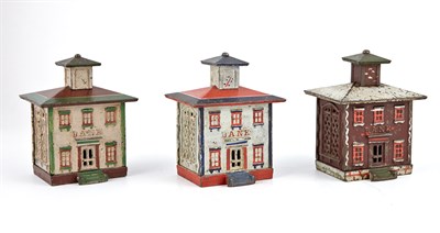 Lot 42 - Group of Three Still Banks with Cupolas Lot of...