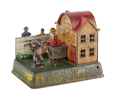 Lot 27 - Organ Grinder and Performing Bear Cast Iron...