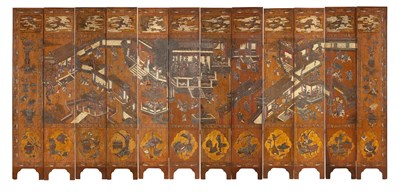 Lot 229 - Chinese Polychrome-Decorated Coromandel and...