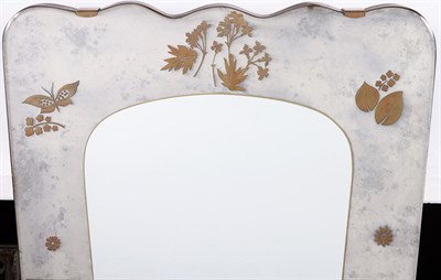 Lot 292 - French Art Moderne Mirror Circa 1950 Tapering...