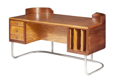 Lot 279 - French Art Deco Maple, Walnut and...