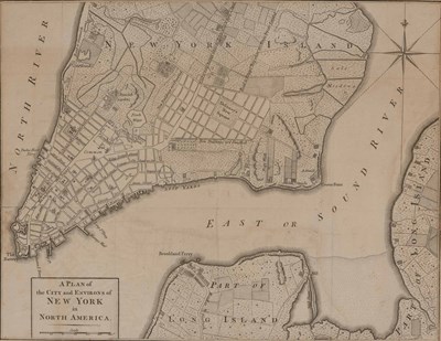Lot 60 - [NEW YORK] [ANONYMOUS]. A Plan of the City and...