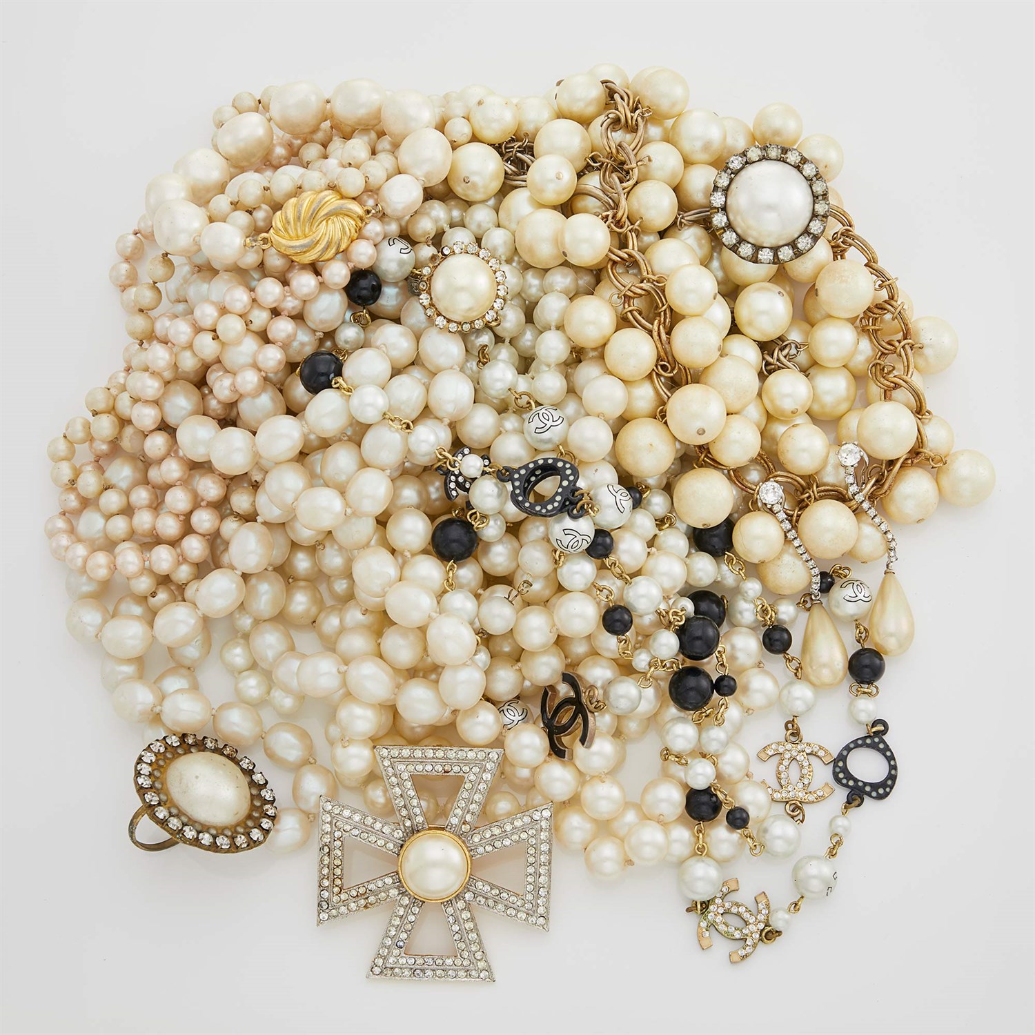 Lot 162 - [MILES, SYLVIA] Group of costume jewelry....