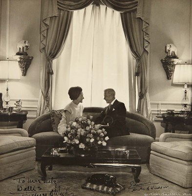 Lot 163 - [DUKE & DUCHESS OF WINDSOR] Large photograph...