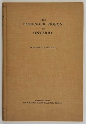 Lot 101 - MITCHELL, MARGARET H. The Passenger Pigeon in...