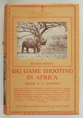 Lot 98 - MAYDON, H. C., ed. Big Game Shooting in Africa....