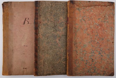 Lot 166 - [CHECKBOOKS] Group of three early 19th-century...
