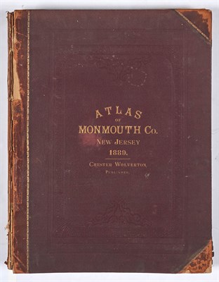 Lot 171 - [JERSEY SHORE] Wolverton's Atlas of Monmouth...