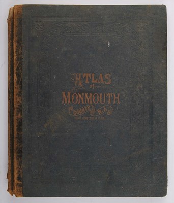 Lot 169 - BEERS, F. W. Atlas of Monmouth Co. New Jersey....