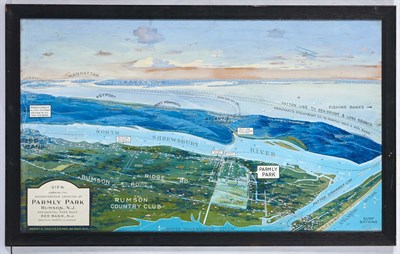 Lot 163 - CHANDLER, HARRY A. "View showing the...