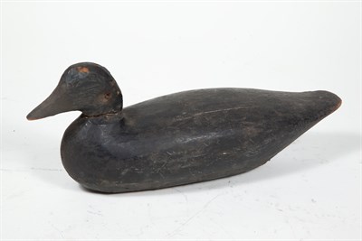 Lot 213 - DUCK DECOY Carved and painted duck decoy....