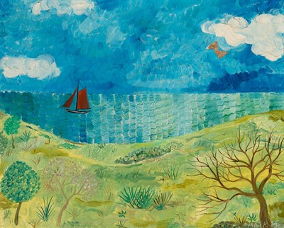 Lot 41 - Henry Maik French, 1922-1993 Seaside, 1966...
