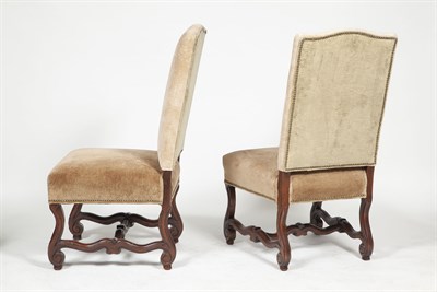 Lot 510 - Set of Eight Louis XIV Style Stained Beechwood...