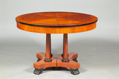 Lot 569 - Biedermeier Style Fruitwood and Part-Ebonized...