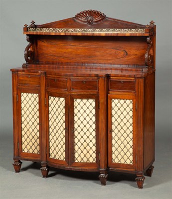 Lot 283 - George IV Rosewood and Gilt-Metal Mounted...