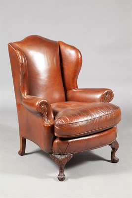 Lot 164 - Pair of George II Style Mahogany and Brown...