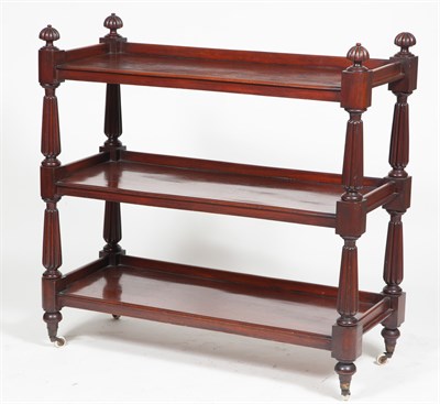 Lot 121 - William IV Mahogany Three-Tier Étagère Height...