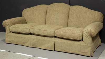 Lot 480 - Upholstered Three-Cushion Sofa Height 41...