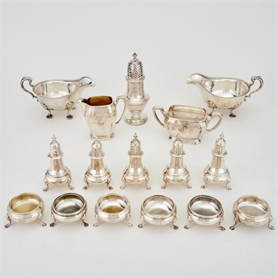 Lot 268 - Group of Cartier Sterling Silver Table...