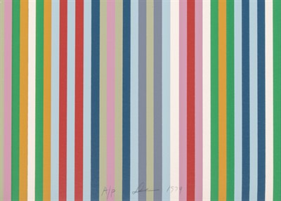 Lot 46 - Gene Davis (1920-1985) MINUTE MAN Color...