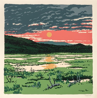 Lot 188 - Neil Welliver (1929-2005) GREER'S BOG Color...