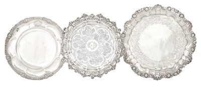 Lot 139 - Odiot Silver Salver and Silver Dessert Plate...