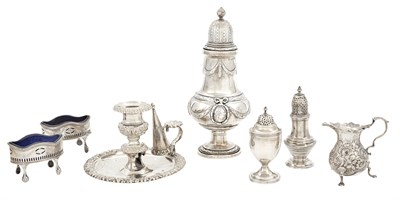 Lot 119 - Group of English Sterling Silver Table...