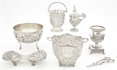 Lot 134 - Group of Continental Silver Table Articles...