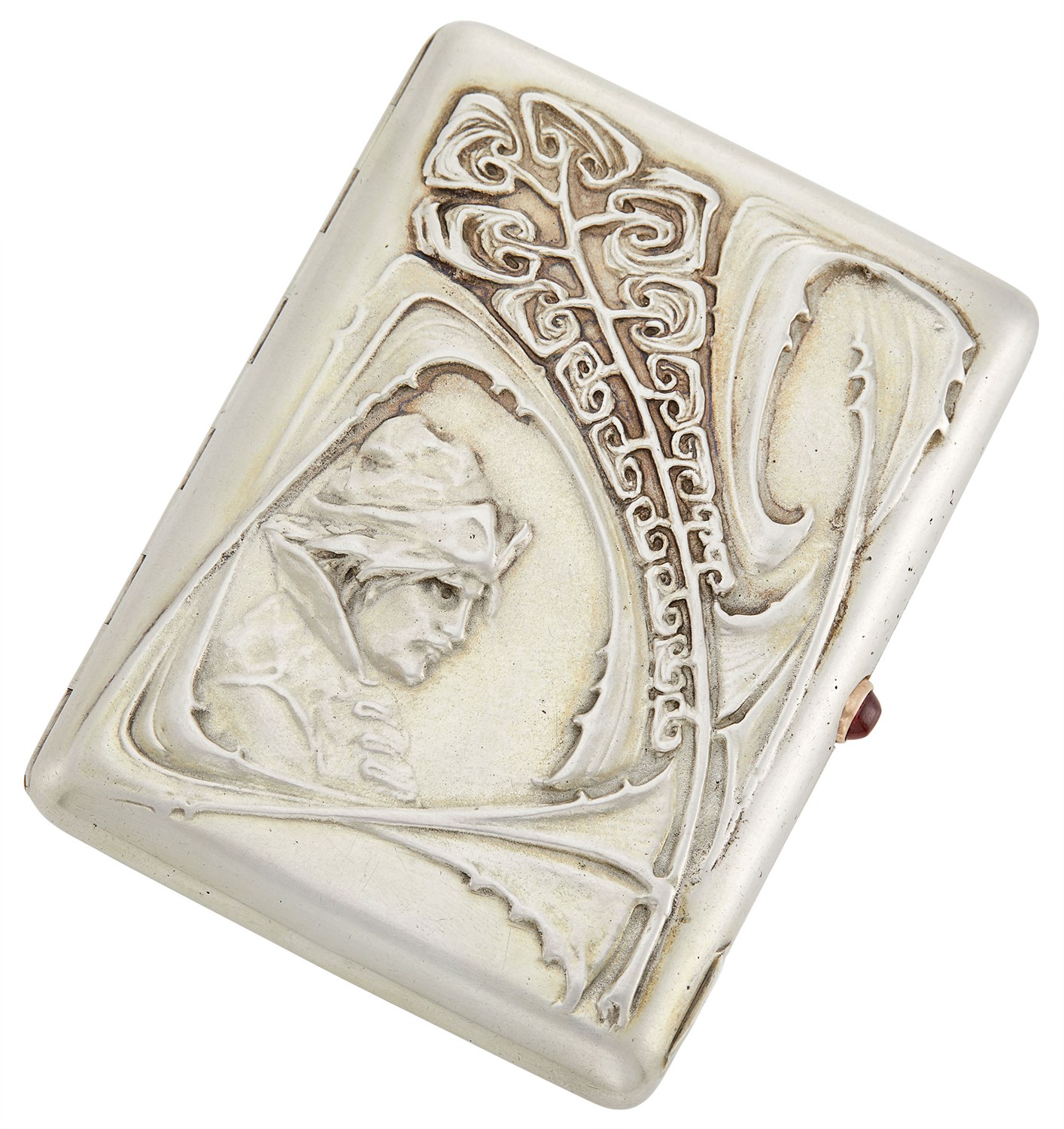 Lot 6 - Fabergé Silver Cigarette Case Moscow,...